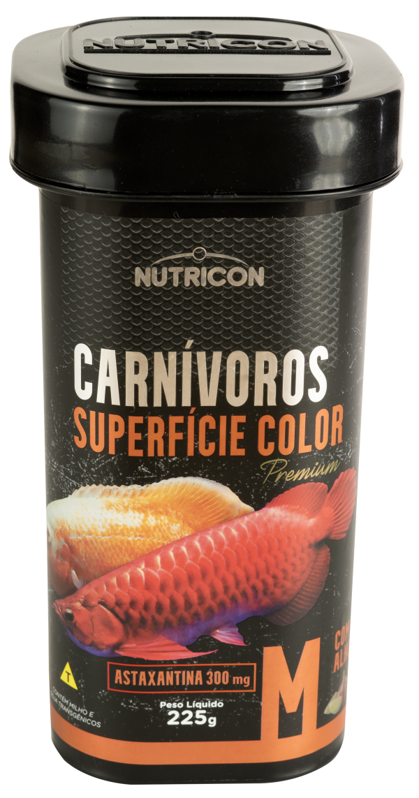Ração Nutricon Carnivoros Superfície Color 225g M