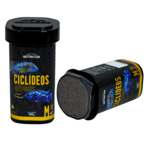 Ração Ciclídeos Onívoros M - Nutricon 120g