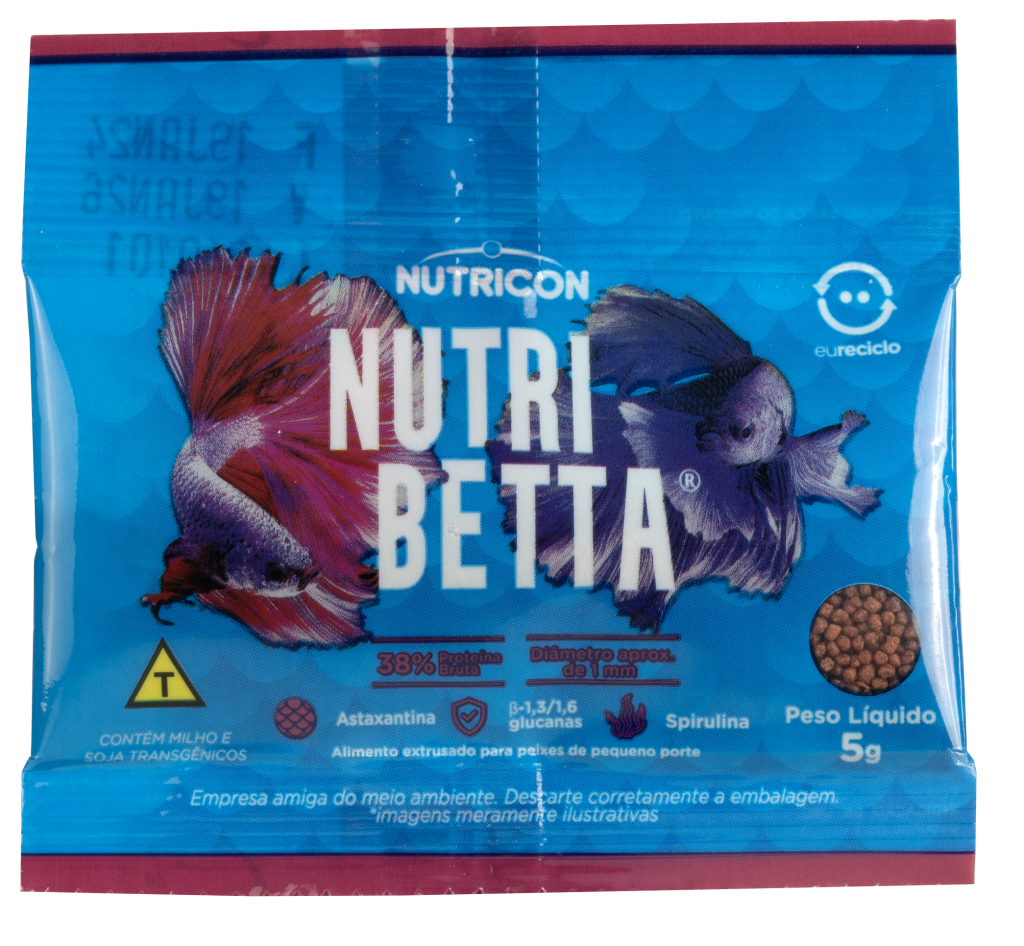 Ração Premium Para Bettas Nutricon Nutribetta - 5 - Jack Fish Aquarismo