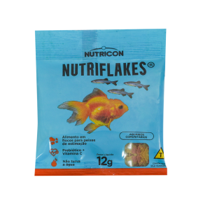 Ração Nutricon Nutriflakes Para Peixes 12g