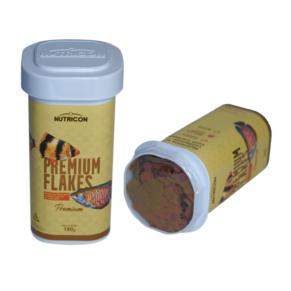 Ração Para Peixes Nutricon Premium Flakes 130g