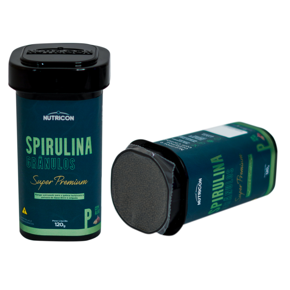 Ração Nutricon Peixes Spirulina Grânulos Premium 120g P