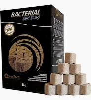 Mídia Biológica Nano Rings Bacterial 1kg Ocean Tech