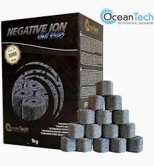 Mídia Biológica Nano Rings Negative Ion 1kg Ocean Tech