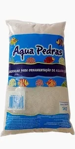 Substrato Para Aquários Aqua Pedras Cascalho de Rio N 00 1kg