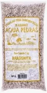 Substrato Aragonita Para Aquários Aquapedras N°1 - 1kg