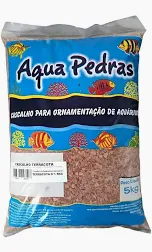 Substrato Para Aquários Argilita Terra Cota Nº1 Aqua Pedras 5kg