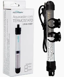 Termostato Com Aquecedor Aqua Tank Hobby 50w 127v