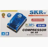 Compressor Para Aquario Skrw Ca-46 2 Saídas 4l/m 5w 127v