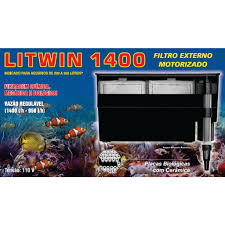 Filtro Litwin 1400 para Aquário de Até 350L – Filtragem Mecânica e Biológica