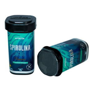 Ração Spirulina Flocos 35g Premium Nutricon
